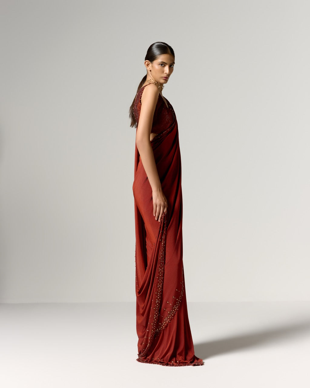 Lila Saree