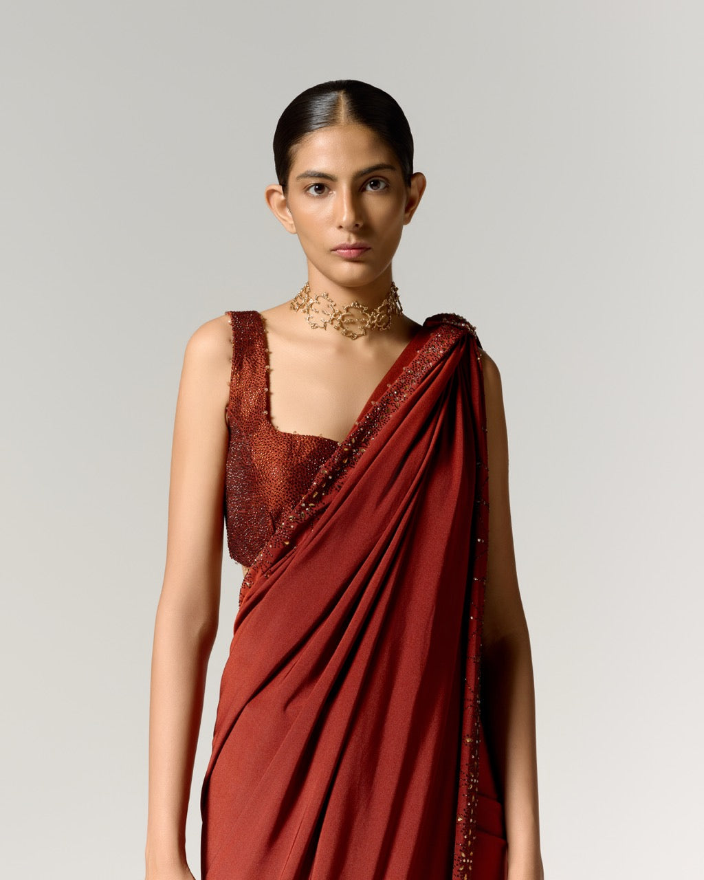 Lila Saree