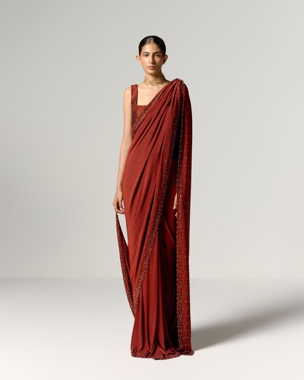 Lila Saree