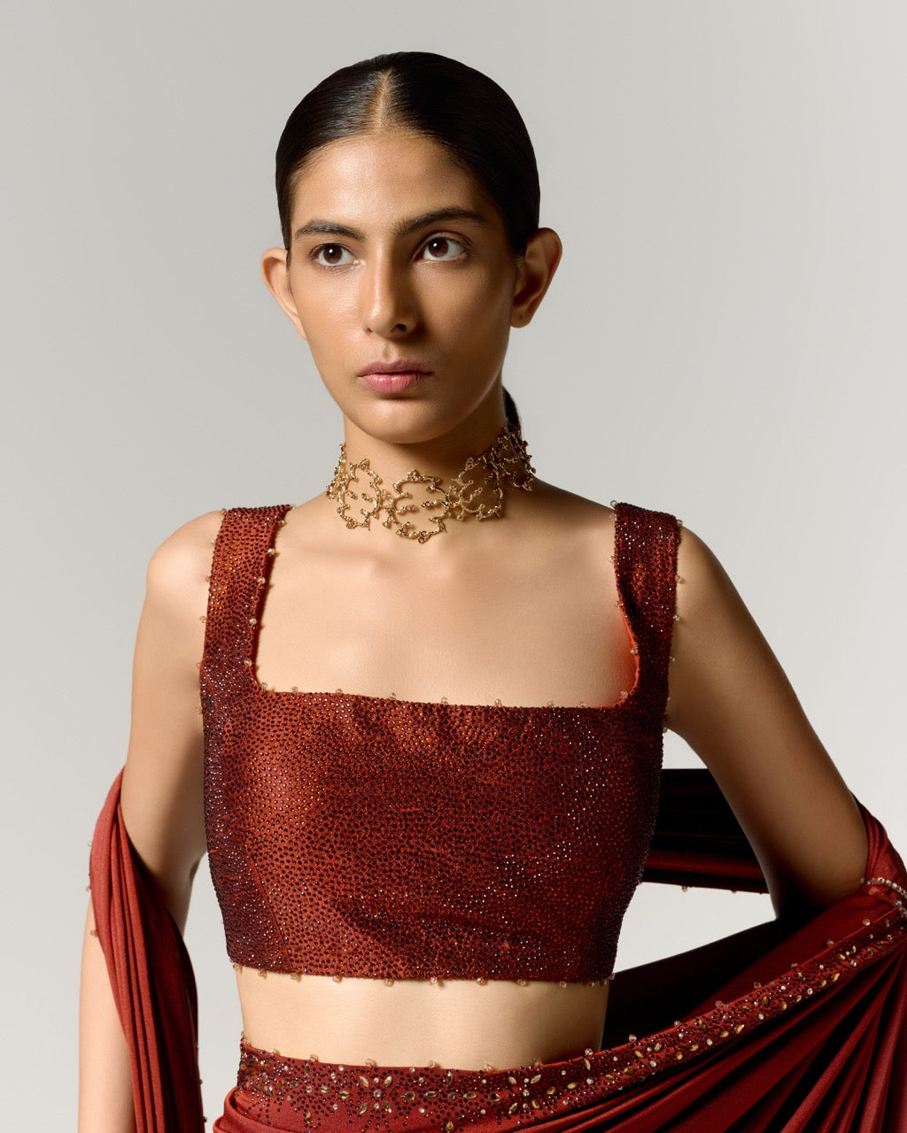 Lila Saree