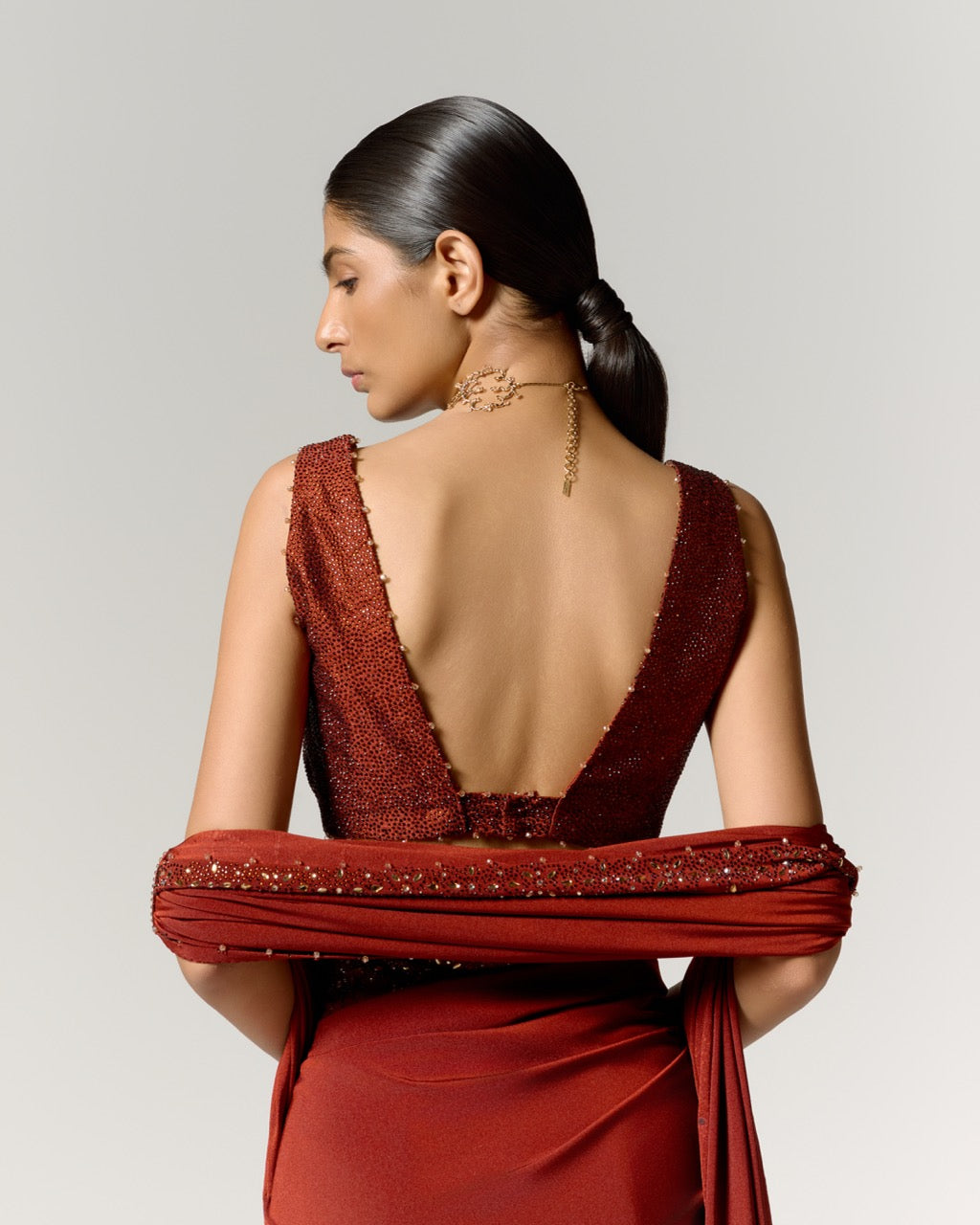 Lila Saree